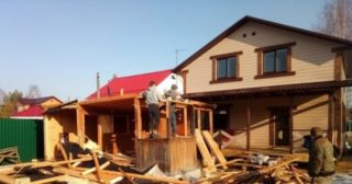 Демонтаж частных домов Раменское, цена от 1604 руб.